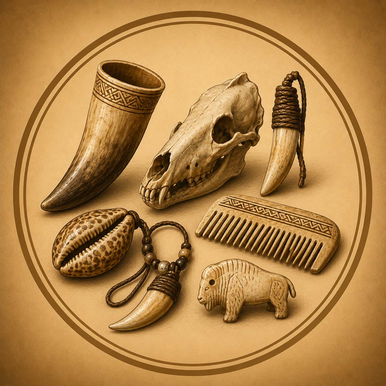 Objets d’origine animale